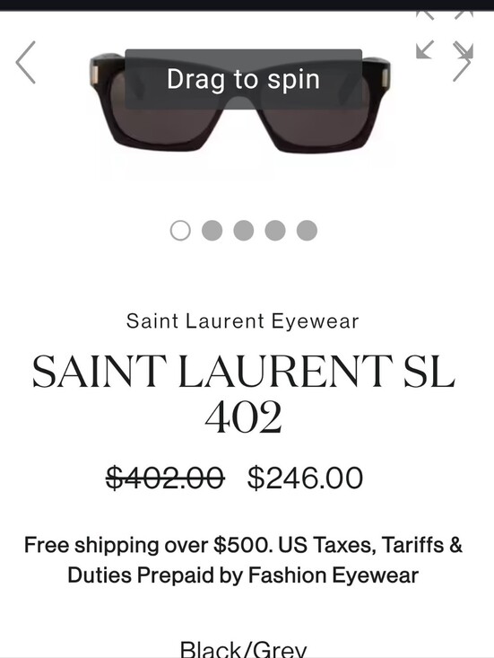 Saint Laurent SL402 005 Tortoiseshell Color sunglasses